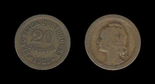 Portugal 20 Centavos 1925