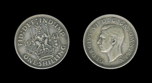 United Kingdom Velika Britanija 1 Shilling 1941 S