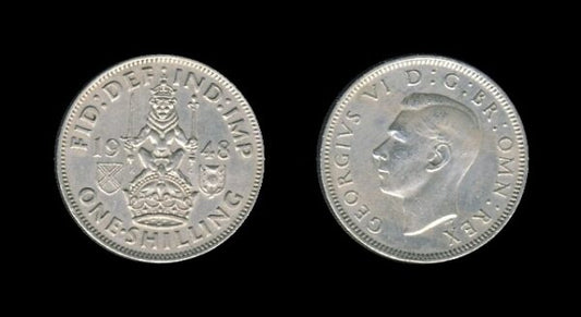 United Kingdom Velika Britanija 1 Shilling 1948 S