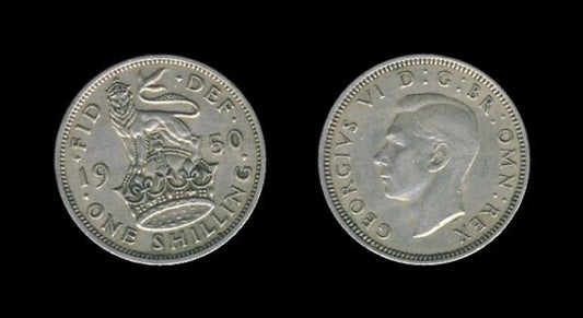 United Kingdom Velika Britanija 1 Shilling 1950 E