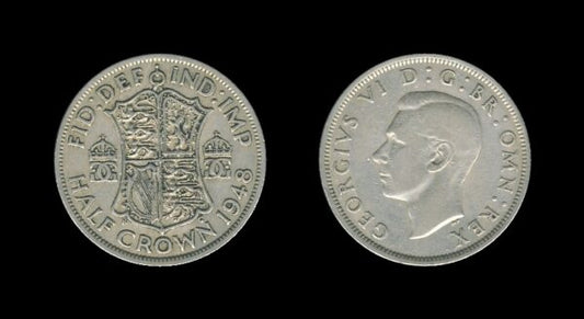 United Kingdom Velika Britanija 1/2 Crown 1948