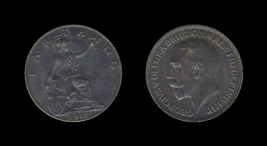 United Kingdom Velika Britanija 1 Farthing 1915