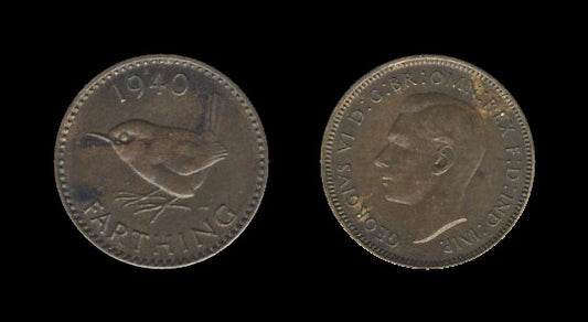 United Kingdom Velika Britanija 1 Farthing 1940