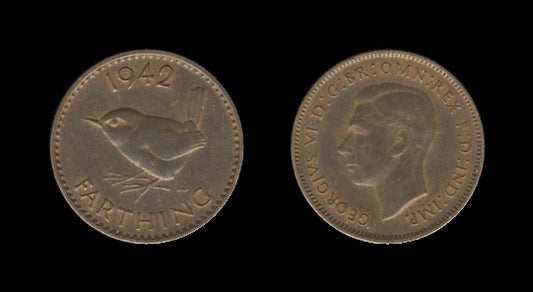 United Kingdom Velika Britanija 1 Farthing 1942