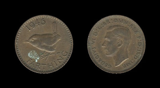 United Kingdom Velika Britanija 1 Farthing 1946