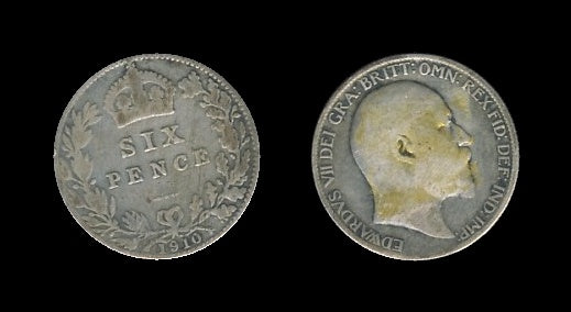 United Kingdom Velika Britanija 6 Pence 1910