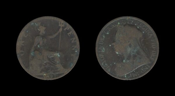 United Kingdom Velika Britanija 1 Penny 1897