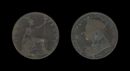 United Kingdom Velika Britanija 1 Penny 1897