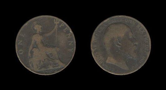 United Kingdom Velika Britanija 1 Penny 1902