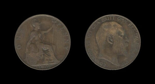 United Kingdom Velika Britanija 1 Penny 1907