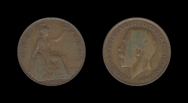 United Kingdom Velika Britanija 1 Penny 1921