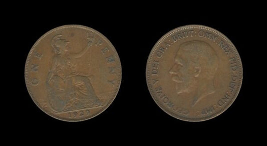 United Kingdom Velika Britanija 1 Penny 1929