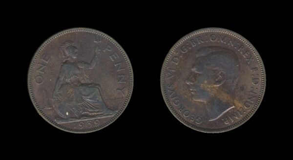 United Kingdom Velika Britanija 1 Penny 1939