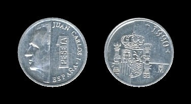 Spain Španjolska 1 Peseta 1990