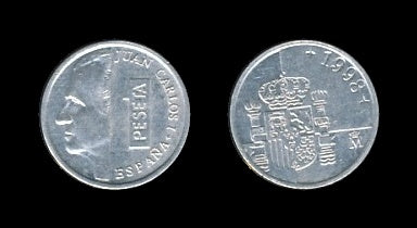 Spain Španjolska 1 Peseta 1998