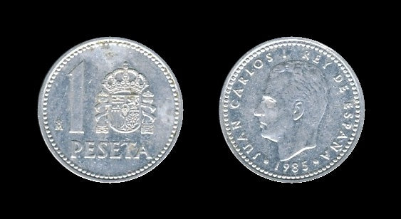 Spain Španjolska 1 Peseta 1985