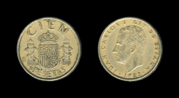 Spain Španjolska 100 Pesetas 1982