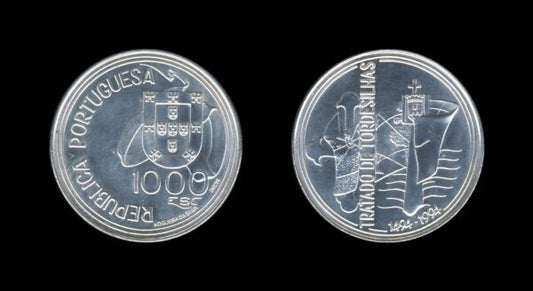 Portugal 1000 Escudos 1994 – Treaty of Tordesillas