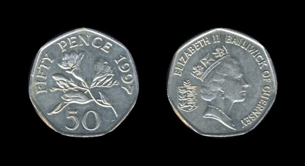 Guernsey 50 Pence 1997 – Queen Elizabeth II