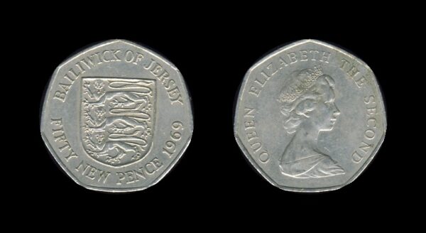 Jersey 50 New Pence 1969 – Queen Elizabeth II