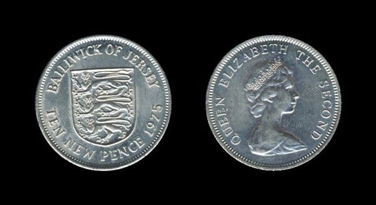 Jersey 10 New Pence 1975 – Queen Elizabeth II