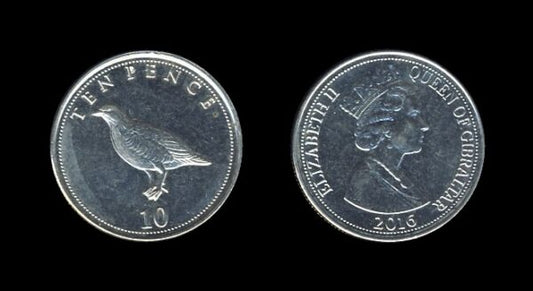 Gibraltar 10 Pence 2016 – Queen Elizabeth II