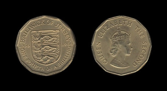 Jersey 1/4 Shillings 1966 – Queen Elizabeth II