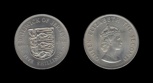 Jersey 5 Shillings 1966 – Queen Elizabeth II