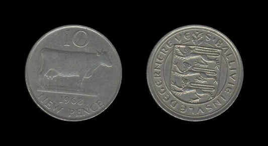 Guernsey 10 New Pence 1968 – Queen Elizabeth II