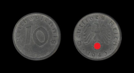 Njemačka Germany 3. Reich 10 Reichspfennig 1943 B