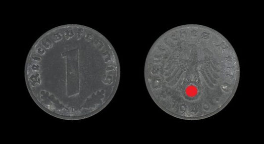 Njemačka Germany 3. Reich 1 Reichspfennig 1940 D