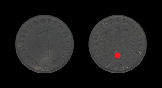 Njemačka Germany 3. Reich 1 Reichspfennig 1942 A