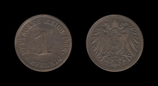 Njemačka Germany 1 Pfennig 1898 J – Wilhelm II