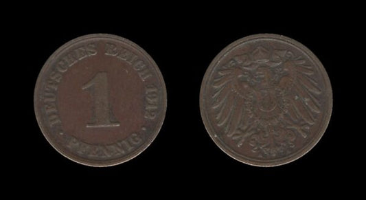 Njemačka Germany 1 Pfennig 1912 A – Wilhelm II