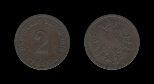 Njemačka Germany 1 Pfennig 1876 A – Wilhelm I