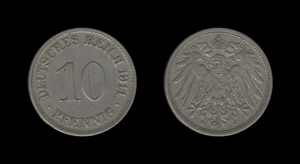 Njemačka Germany 10 Pfennig 1911 A – Wilhelm II