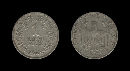 Njemačka Gemrany Weimar Republic 1 Reichsmark 1925 A