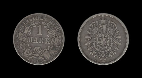 Njemačka Germany 1 Mark 1885 A – Wilhelm I