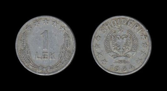 Albania Albanija 1 Lek 1964