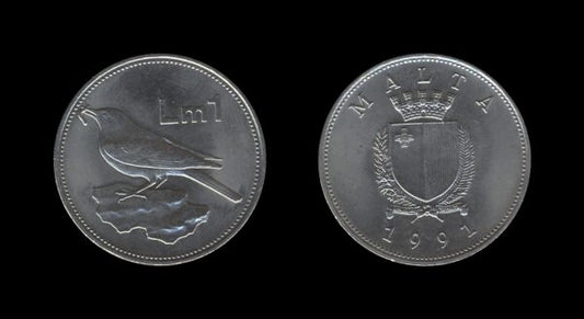 Malta 1 Lira 1991