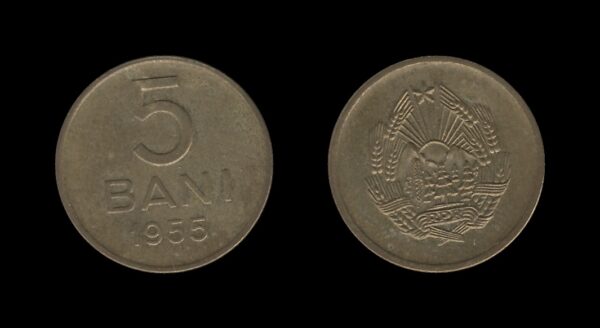 Romania Rumunjska 5 Bani 1955