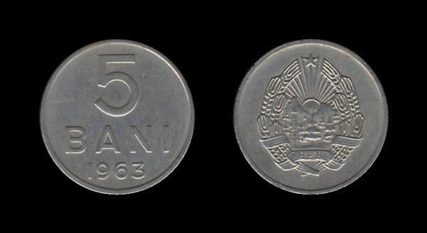 Romania Rumunjska 5 Bani 1963