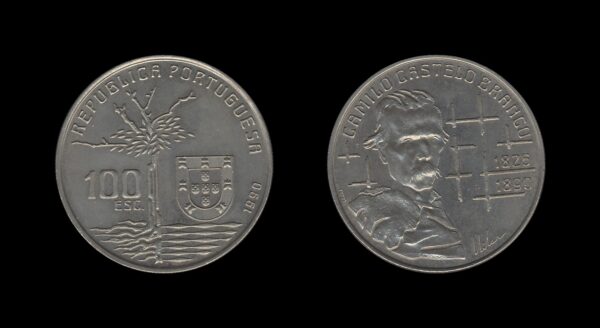 Portugal 100 Escudos 1990 – Camilo Castelo Branco