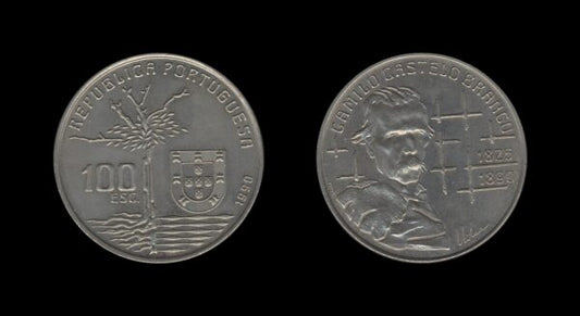 Portugal 100 Escudos 1990 – Camilo Castelo Branco