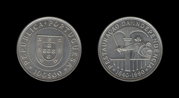 Portugal 100 Escudos 1990 – Restoration of Independence