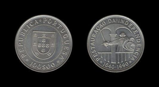 Portugal 100 Escudos 1990 – Restoration of Independence