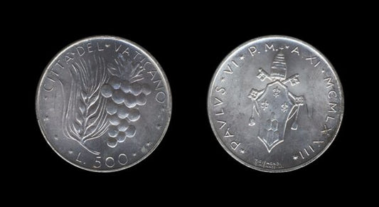 Vatican City Vatikan 500 Lire 1973 – Pavlvs VI Srebrnjak