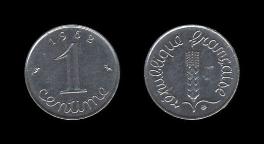 France Francuska 1 Centime 1962