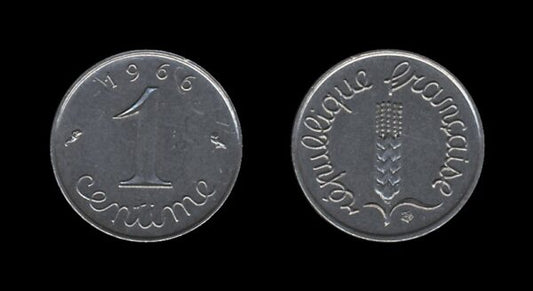 France Francuska 1 Centime 1966