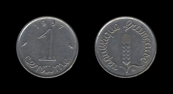 France Francuska 1 Centime 1967